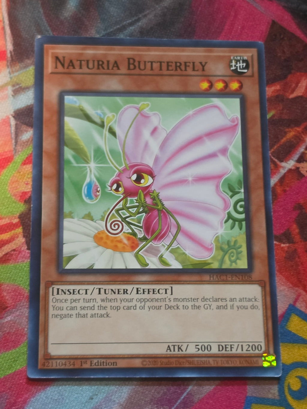 Naturia Butterfly Common Hidden Arsenal: Chapter 1 HAC1-EN108 LP
