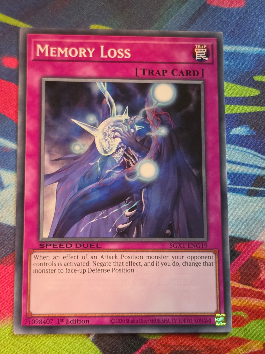 Memory Loss Common Speed Duel GX: Duel Academy Box SGX1-ENG19 1st Edition LP Yu-Gi-Oh!