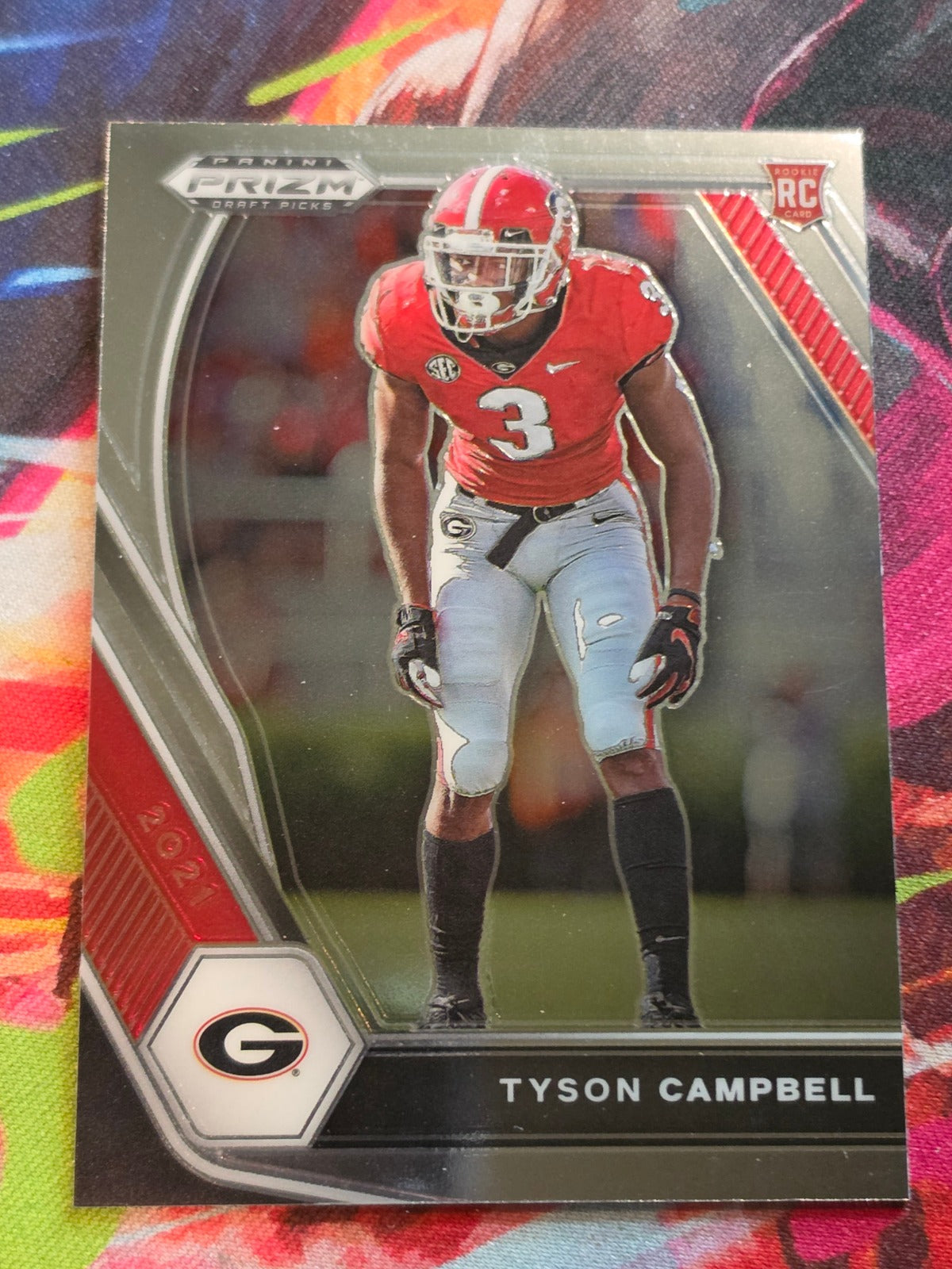 Tyson Campbell 2021 Panini Prizm Draft Picks - Green Wave Prizm 155 NM Football