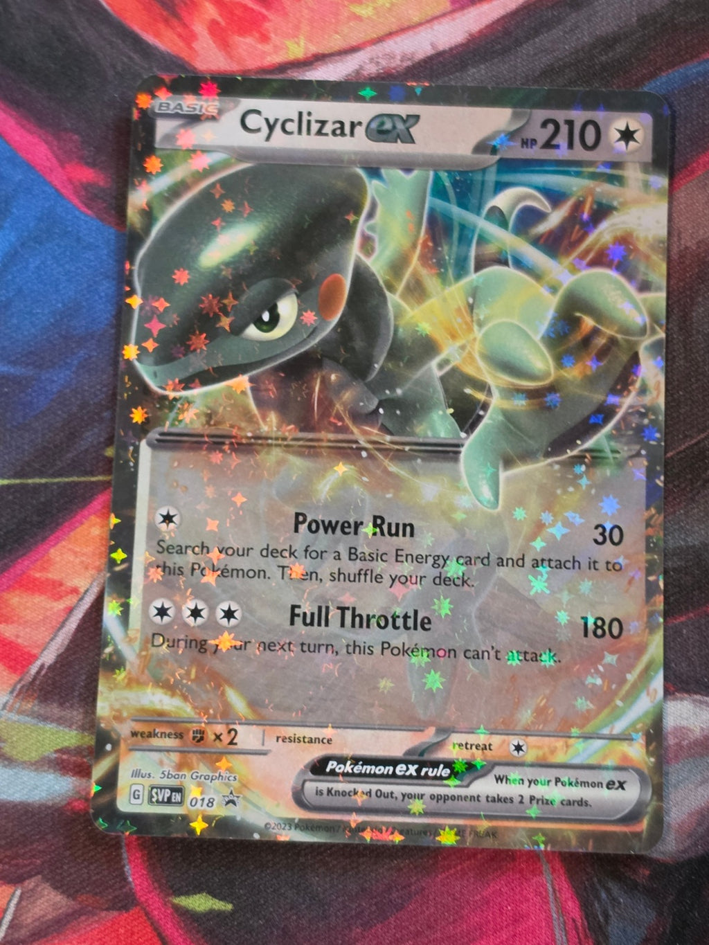 Cyclizar ex - 018 - SV: Scarlet & Violet Promo Cards - Promo - NM Pokemon
