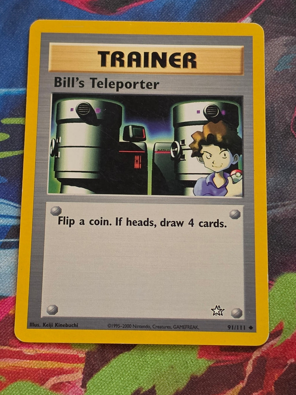 Bill's Teleporter - 091/111 - Neo Genesis - Uncommon - Unlimited - LP Pokemon
