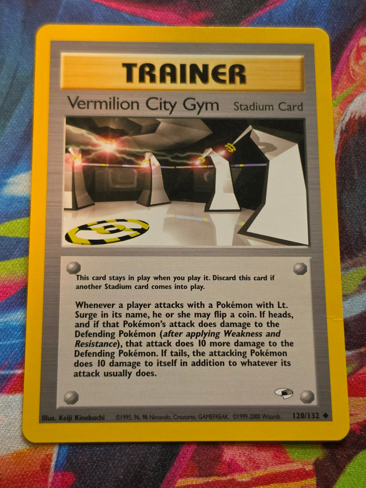 Vermilion City Gym - 120/132 - Gym Heroes - Uncommon - Unlimited - MP Pokemon