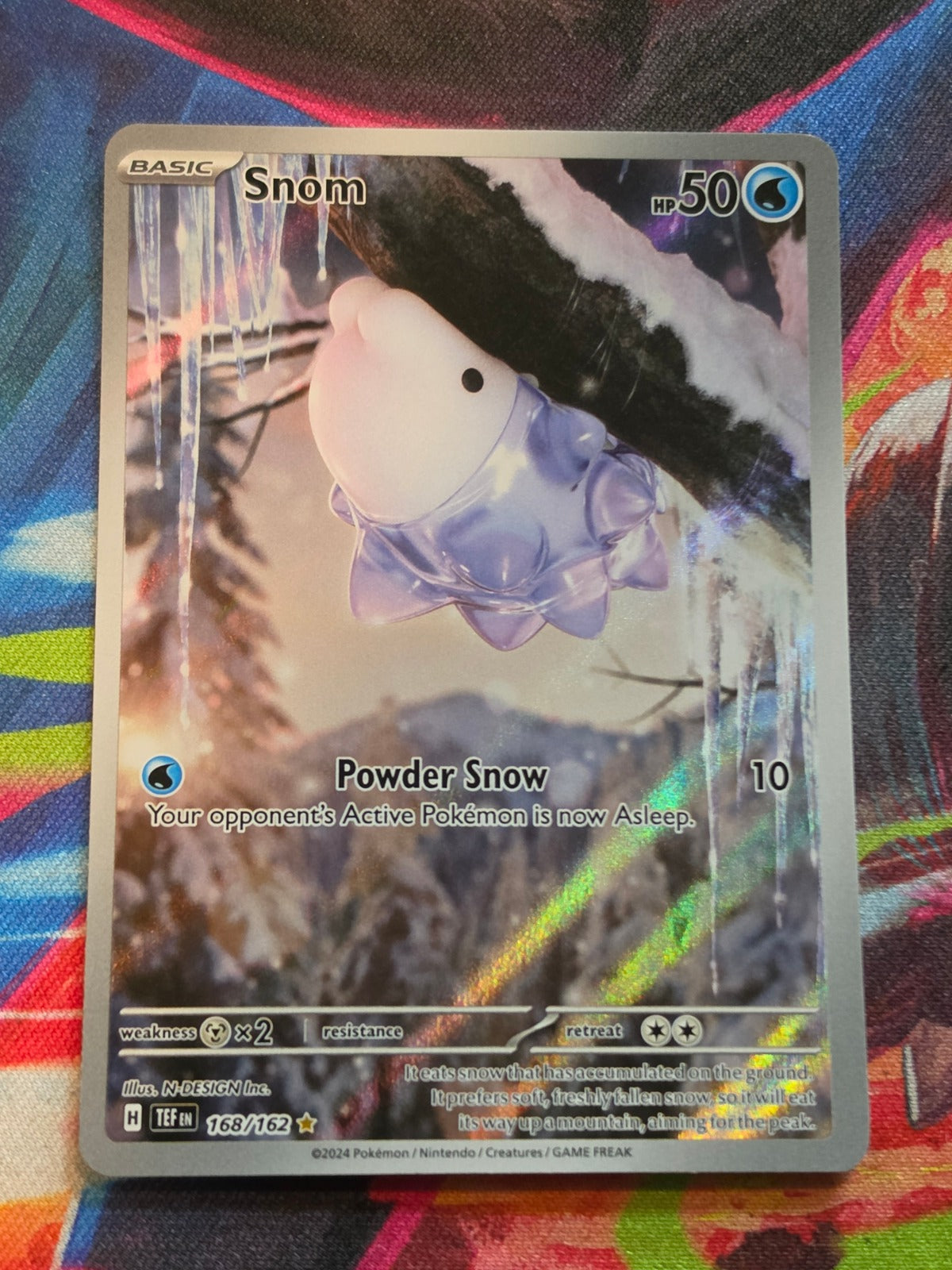 Snom Illustration Rare SV05: Temporal Forces 168/162 NM Pokemon