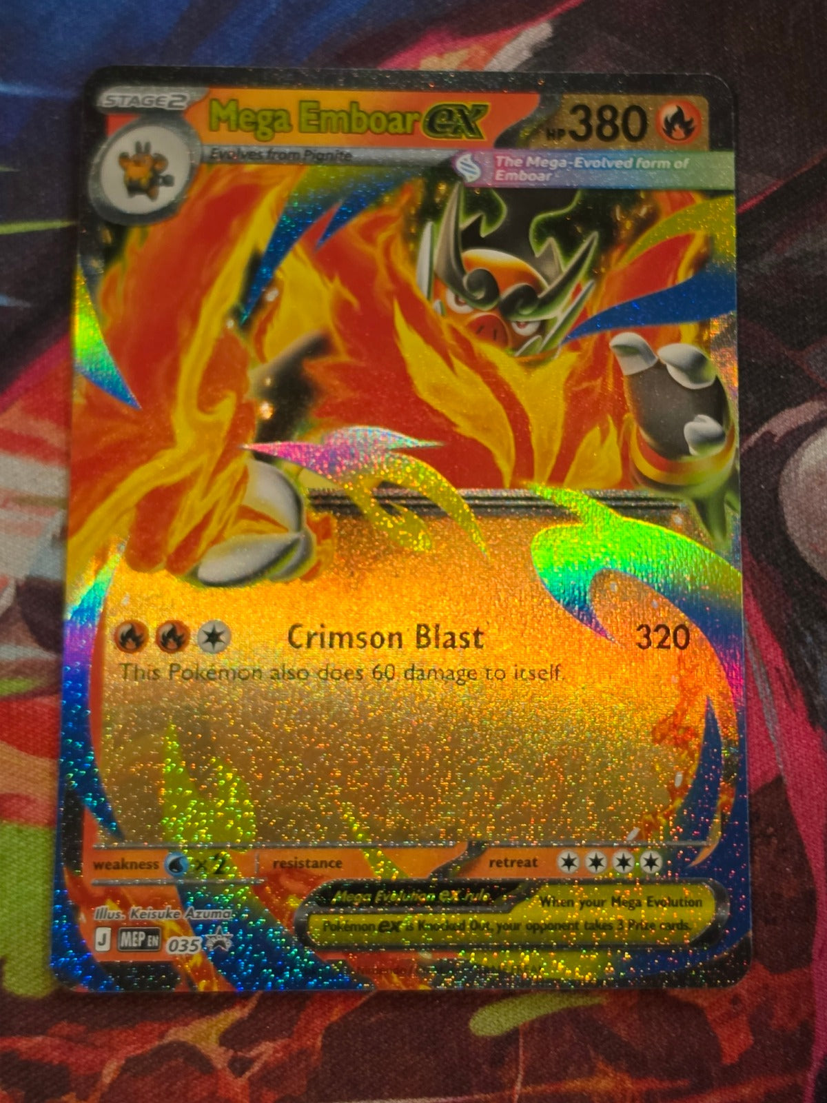 Mega Emboar ex - 035 - ME: Mega Evolution Promo - Promo - NM Pokemon