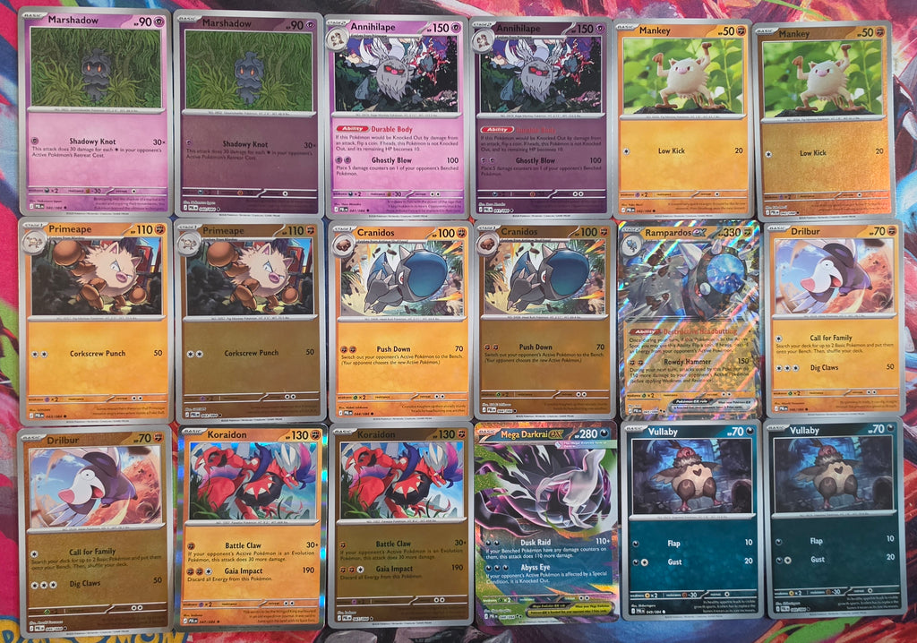 Pokemon Pitch Black Complete Master Base Set Lot 001-084 - 158 Cards - Reverse Holo + ex - NM