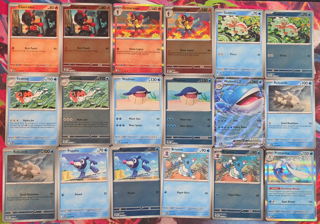 Pokemon Pitch Black Complete Master Base Set Lot 001-084 - 158 Cards - Reverse Holo + ex - NM