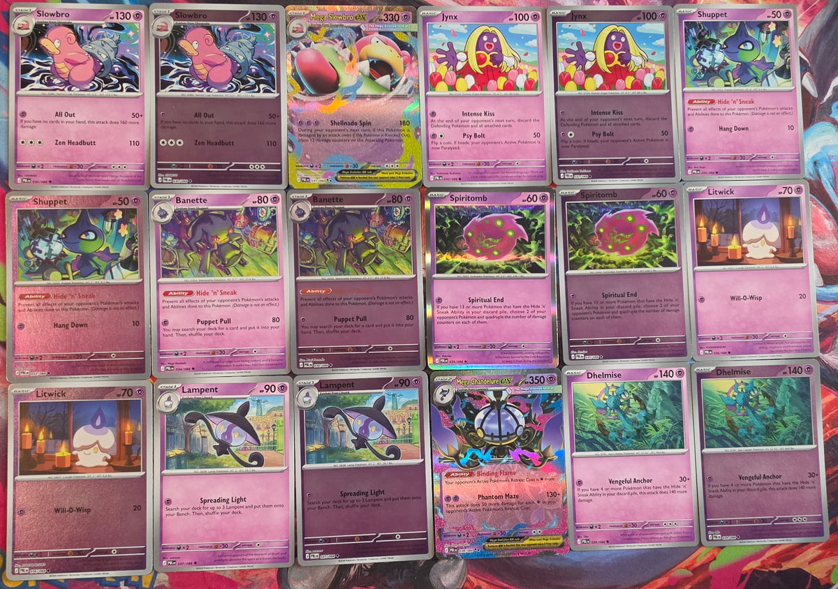 Pokemon Pitch Black Complete Master Base Set Lot 001-084 - 158 Cards - Reverse Holo + ex - NM