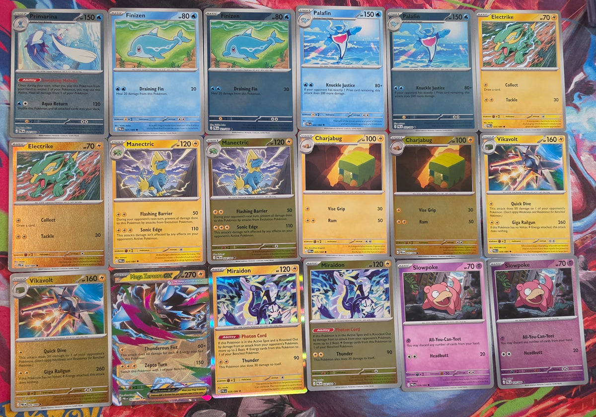 Pokemon Pitch Black Complete Master Base Set Lot 001-084 - 158 Cards - Reverse Holo + ex - NM